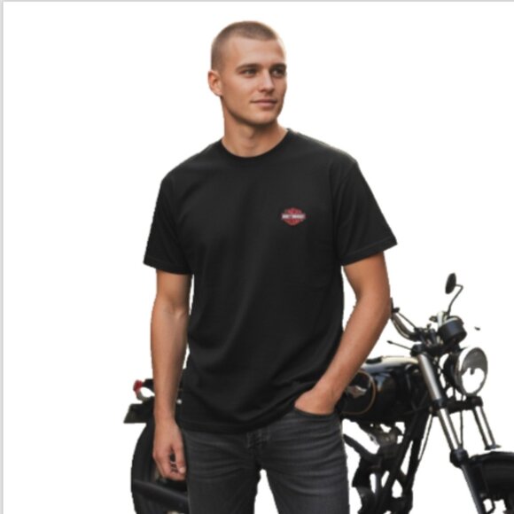 Genuine Harley-Davidson Men’s T-Shirt Sz Large Black Akron Ohio Dealer Tee EUC - Picture 11 of 11